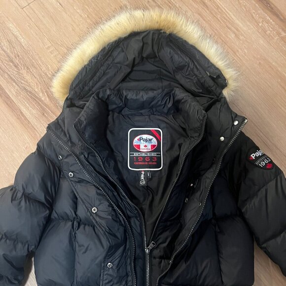 Pajar Roxy Fox Fur-Trim Down Parka - Size Large - Picture 5 of 11